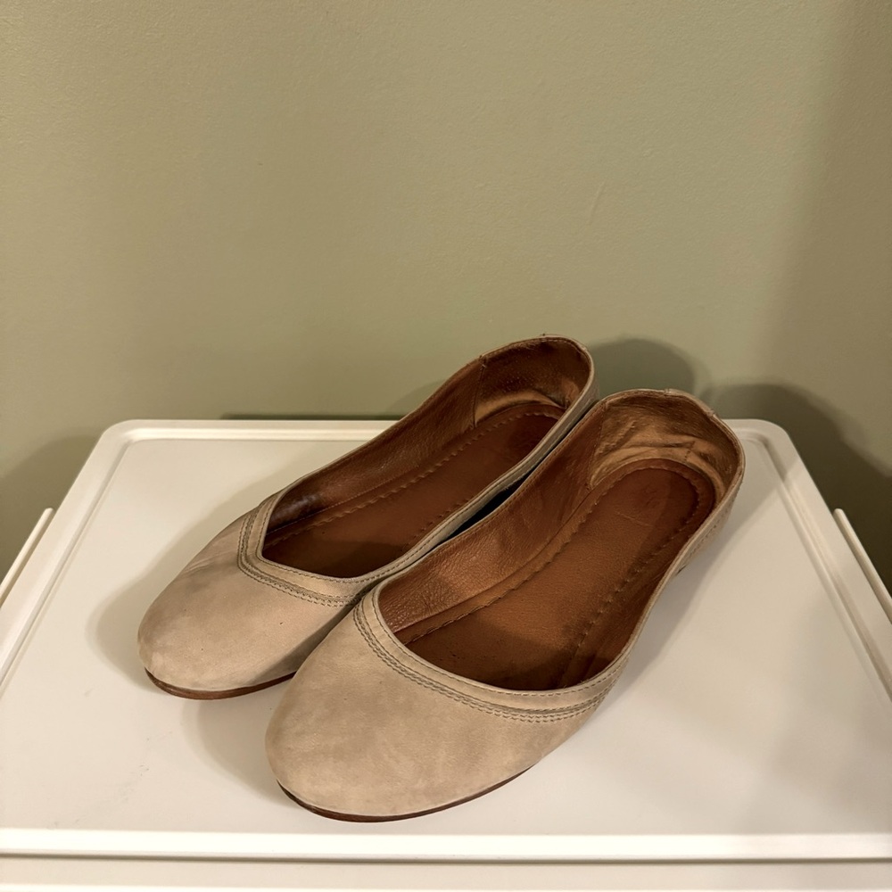 Frye Light Tan Flats